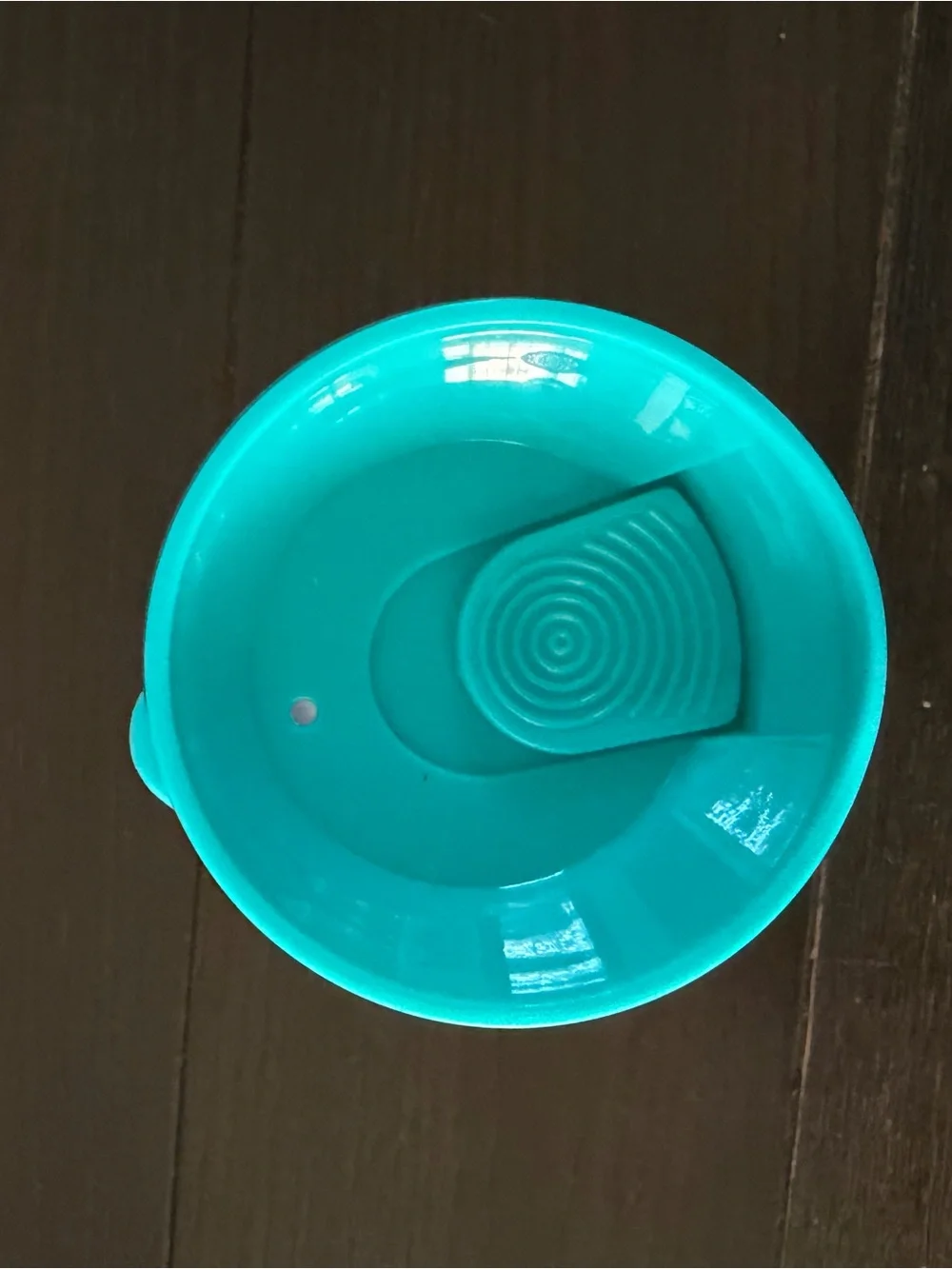 Kids Teal Sip & Smile Spill-Resistant Cup - Sunshine Design